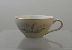 Taza vintage Golden Rhapsody Kaysons hoja gris oro acabado descatalogado 2" Y33 - Imagen 1 de 10