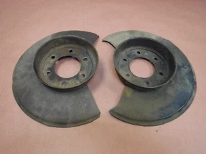Jeep Cj5 Cj7 Cj8 76-86 Disc Brake Dust Shields Pair Factory OEM Free Ship - Picture 1 of 12