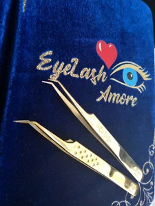 EyeLashAmore Luxury Professional beste Wimpernverlängerung Isolierpinzette UK - Bild 1 von 20