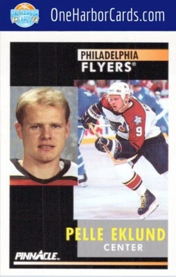 1991-92 Pinnacle Philadelphia Flyers #134 Pelle Eklund - Image 1 of 2