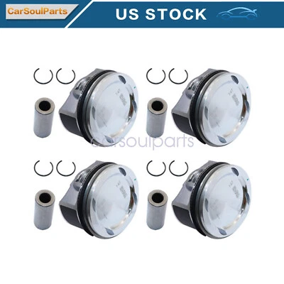 Pistão de motor e pino e anel de pressão compatível com Buick Encore Chevrolet Sonic 2013 2014-2020 - Imagem 1 de 4