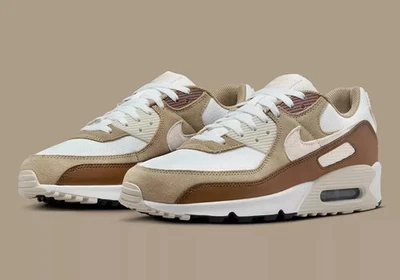 Air Max 90 Men's Multi Size Summit White/Black-Khaki DM0029-109 Fast Shipping - Image 1 of 4