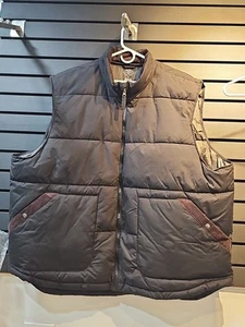 St. Johns Bay Puffer Vest Mens 4XL Black Polyester Outdoors ¿ - Picture 1 of 8