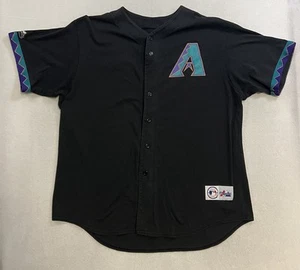 Arizona Diamondbacks Baseball Trikot Majestic Schwarz Vintage Baseball Jersey - Bild 1 von 11