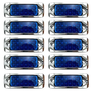 Luz de señalización lateral 21-LED verde 12V-24V camión remolque furgoneta impermeable - Imagen 1 de 28