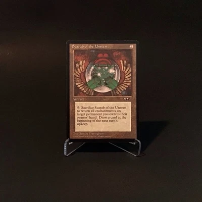 Magic: The Gathering Scarab of the Unseen MTG Alliances Vintage 1996 LP - Image 1 of 2