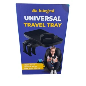 New In Box Black Universal Travel Tray Cup Holder Adjustable Multi-Use - Picture 1 of 8