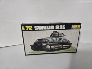 Vintage Heller 1-72 Somua S35 Tank OBSI New Sweet - Picture 1 of 5