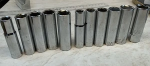 Craftsman 11pc 3/8 Drive Deep 6pt Sockets, SAE/Metric, CMMT Series - Picture 1 of 10