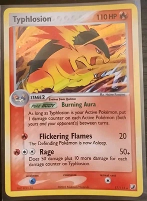 Pokemon Card - Typhlosion 17/115 Ex Unseen Forces Holo Rare Lp - Image 1 of 4