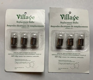 Department 56 Village Replacement Clear Bulbs #52707 - 6 TOTAL & FREE SHIPPING! - Picture 1 of 2