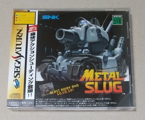 Metal Slug SNK SEGA SATURN SS w/OBI CIB Shooter STG NTSC-J Rare Vintage - Picture 1 of 4