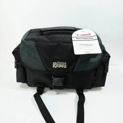 Estuche de viaje negro con correa para el hombro para gadget para cámara Canon Rebelde Foto 1 de 4