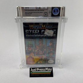 WWF WrestleMania: Steel Cage Challenge NES Factory Sealed Wata Graded 8.5 B