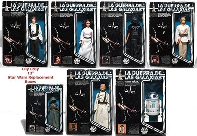 Lily Ledy Star Wars 12" Empty Replacement boxes Ur choice of one. I make lots mo - Image 1 of 3