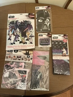 Lote Fiesta Cumpleaños Infantil Star Wars - NUEVO Foto 1 de 4