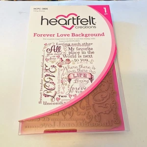 HEARTFELT CREATIONS FOREVER LOVE BACKGROUND CLING STAMPS HCPC-3805 - Bild 1 von 2