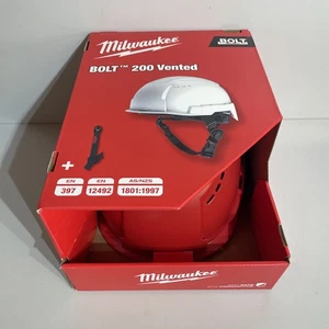 Milwaukee BOLT 200 belüfteter roter Sicherheitsschutzhut - Bild 1 von 4