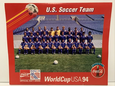 1994 World Cup Team USA 11”x14” Coca Cola Promo Poster - 50 Copies!!! Cover