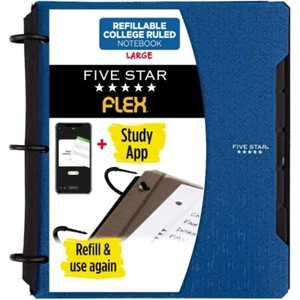 New Five Star Flex 1" Refillable Notebook, Pacific Blue (293280B-WMT23) - Picture 1 of 9