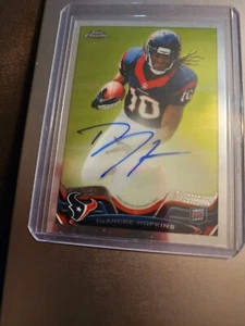 DEANDRE HOPKINS 2013 Topps Chrome Rookie Autograph #154 RC 235/447 Texans - Bild 1 von 4