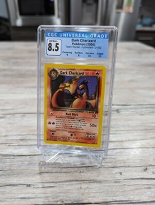 Pokemon TCG Dark Charizard 21/82 Non Holo 2000 Team Rocket CGC 8.5