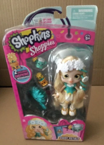 Shopkins Shoppies DAISY PETALS DOLL 2 Exclusive Shopkins RARE Retired NEW IN BOX Cover