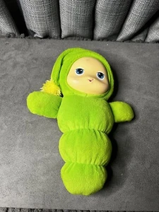 Hasbro Playskool Glo Worm Lullaby 2009 Glow Worm 10 inch Green  Plush Light Up - Picture 1 of 9