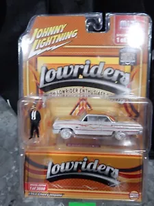 JOHNNY LIGHTNING 1963 CHEVROLET IMPALA CHASE CAR 1.64 DIECAST LOWRIDER SERIES - Picture 1 of 1