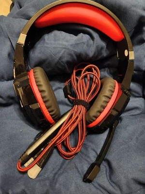 Kotion Each Model G9000 Gaming Headset with Microphone, USB and Stereo Plugs New - Image 1 of 3