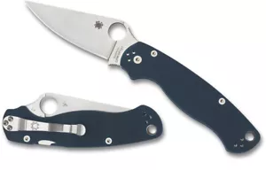 Spyderco Para Military 2 kobaltblau G-10 CPM SPY27 Stahl, einfache Kante, C81GPCBL2 - Bild 1 von 3
