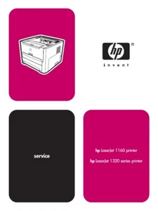 Service Manual for HP Hewlett Packard LaserJet 1160 & 1320 Series Printer (PDF) - Picture 1 of 3