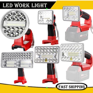 Wireless LED Work Light for Milwaukee Cordless M18 18V Battery Emergency Light - Picture 1 of 31