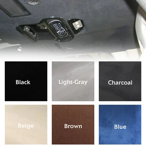 Auto Foam Backed Suede Headliner Fabric Interior Repair Roof Damaged/Replace Lot - Picture 1 of 19