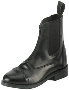 Equistar - Kinder Paddockstiefel mit Reißverschluss (Allwetter) 3 schwarz - Bild 1 von 1