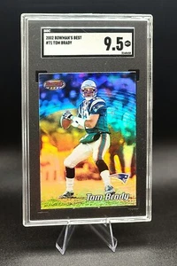 Tom Brady 2002 Bowman's Best #71 SGC 9.5 GEM MINT New England Patriots Refractor - Picture 1 of 2