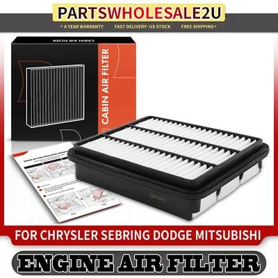 Engine Air Filter for Dodge Avenger Colt Stratus Chrysler Sebring Eagle Summit - Image 1 of 4