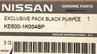Exclusive Pack Yokohama Purple Nissan Juke F15 -2014/04