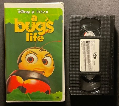 Disney / Pixar A Bug's Life VHS in White Clamshell - Ex !! - Image 1 of 4