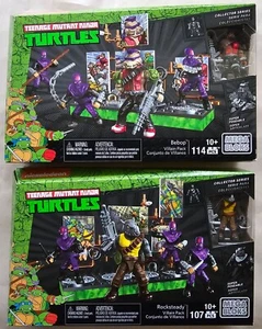 Mega Bloks TMNT Collectors Series Rocksteady & Bebop Pack, Brand New, Sealed - Picture 1 of 6