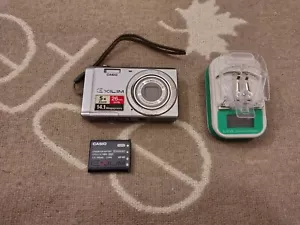 Casio EXILIM EX-ZS5 14.1 MP Digital Camera - Silver Fully Working Great Shape - Picture 1 of 12