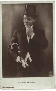 Movie star BRUNO KASTNER. Old and vintage postcard (2) - Picture 1 of 2