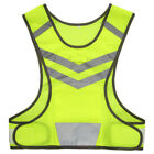 Outdoor Sports Running Reflective Vest Adjustable Lightweight Mesh Safety O7P2