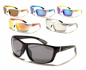 X Loop Sunglasses Mirror Plastic Frame Sport Baseball Golf Driving Running Men. - Picture 1 of 5