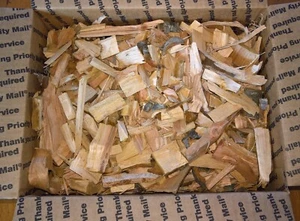 Black Cherry Cooking/Smoking Wood Chips 514.25 Cubic Inches 4-5lbs - Picture 1 of 2
