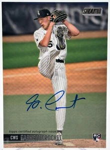 Garrett Crochet 2021 Topps Stadium Club Rookie Auto RC RED SOX HOT QTY. - Picture 1 of 2