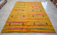 7x10 Rug Turkish Rug Hand Made Zeki Muren Design Area Rug Vintage rug Yellow rug