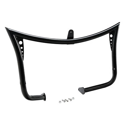 Black Engine Guard Crash Bar Fit For Harley Touring Street Glide 1997-2008 06 07 Foto 1 de 4