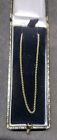 Hallmarked 9ct Yellow Gold Curb Chain Necklace (375) Not Scrap (46cm / 18 Inch) 