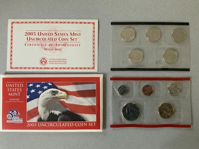 2003 United States Mint Denver Uncirculated Coin Set - Image 1 of 4
